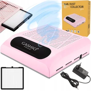 Pochłaniacz Pyłu do Paznokci Manicure Bezworkowy z Filtrem HEPA 80W Różowy - Pozostałe urządzenia kosmetyczne Pochłaniacz Pyłu do Paznokci Manicure Bezworkowy z Filtrem HEPA 80W Różowy - Pozostałe urządzenia kosmetyczne - miniaturka - grafika 1