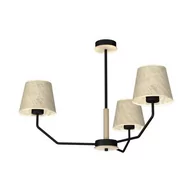 Lampy sufitowe - Milagro Lampa wisząca ETNA Black 3xE27 MLP7276 - miniaturka - grafika 1