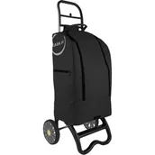 Torby i wózki na zakupy - Wózek na zakupy CASA SI City Line Partner Czarny - miniaturka - grafika 1