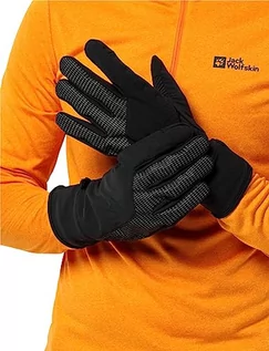 Rękawiczki - Jack Wolfskin Unisex Night Hawk Gloves rękawiczki, czarne, XL, czarny, XL - grafika 1