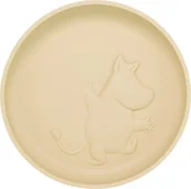 Miseczki i talerzyki dla dzieci - Moomin Silicone plate, latte beige - miniaturka - grafika 1
