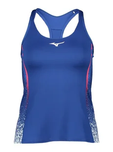 Mizuno Top sportowy "Printed" w kolorze niebieskim - Koszulki sportowe damskie - miniaturka - grafika 1