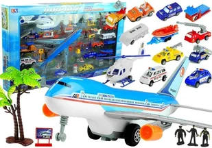 Lotnisko Duży Zestaw 41 Elementów Samolot Autka - Samoloty i helikoptery - miniaturka - grafika 7