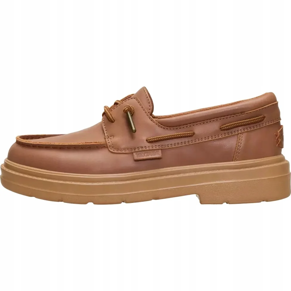 HeyDude Damskie Mokasyny Botki Chelsea Skórzane Sienna Boat Leather 41