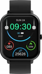 DCU TECNOLOGIC CURVED GLASS PRO Czarny - Smartwatch DCU TECNOLOGIC CURVED GLASS PRO Czarny - Smartwatch - miniaturka - grafika 1