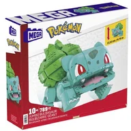 Klocki - MEGA Pokemon Duży Bulbasaur Zestaw klocków, HNT96 - miniaturka - grafika 1