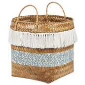 Kosze wiklinowe - Kosz bambusowy naturalny MESUJI - miniaturka - grafika 1