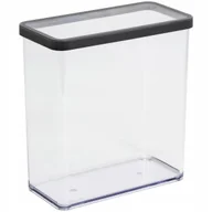 Pojemniki kuchenne - ROTHO Pojemnik 3,2 l żywność produkty sypkie szczelny grafitowy LOFT - miniaturka - grafika 1