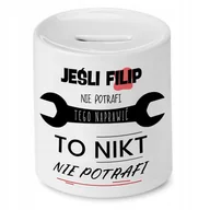 Skarbonki - Dla Komendanta Skarbonka na Urodziny na Prezent z Nadrukiem ze Zdjęciem + Opakowanie na prezent (wzór 03) - miniaturka - grafika 1