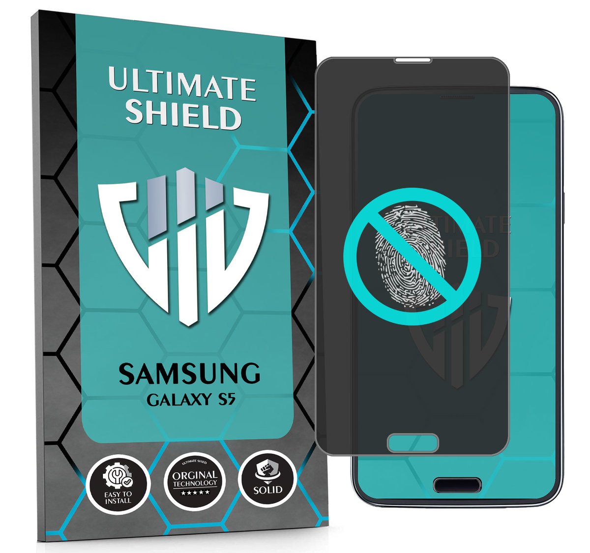NAJLEPSZE SZKŁO 5D PEŁNE DO SAMSUNG GALAXY S5 SZKIEŁKO NIETŁUKĄCE ORYGINAŁ