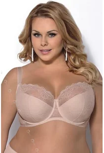 Gorsenia Biustonosz Blanca K357 Beżowy 105 D - Biustonosze - miniaturka - grafika 1