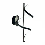 Lampy ścienne - Kinkiet TWIST Czarny 12W LED 4000K - miniaturka - grafika 1