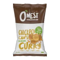 Chipsy - Onest Chipsy z ciecierzycy z curry 75 g Bio - żywność - miniaturka - grafika 1