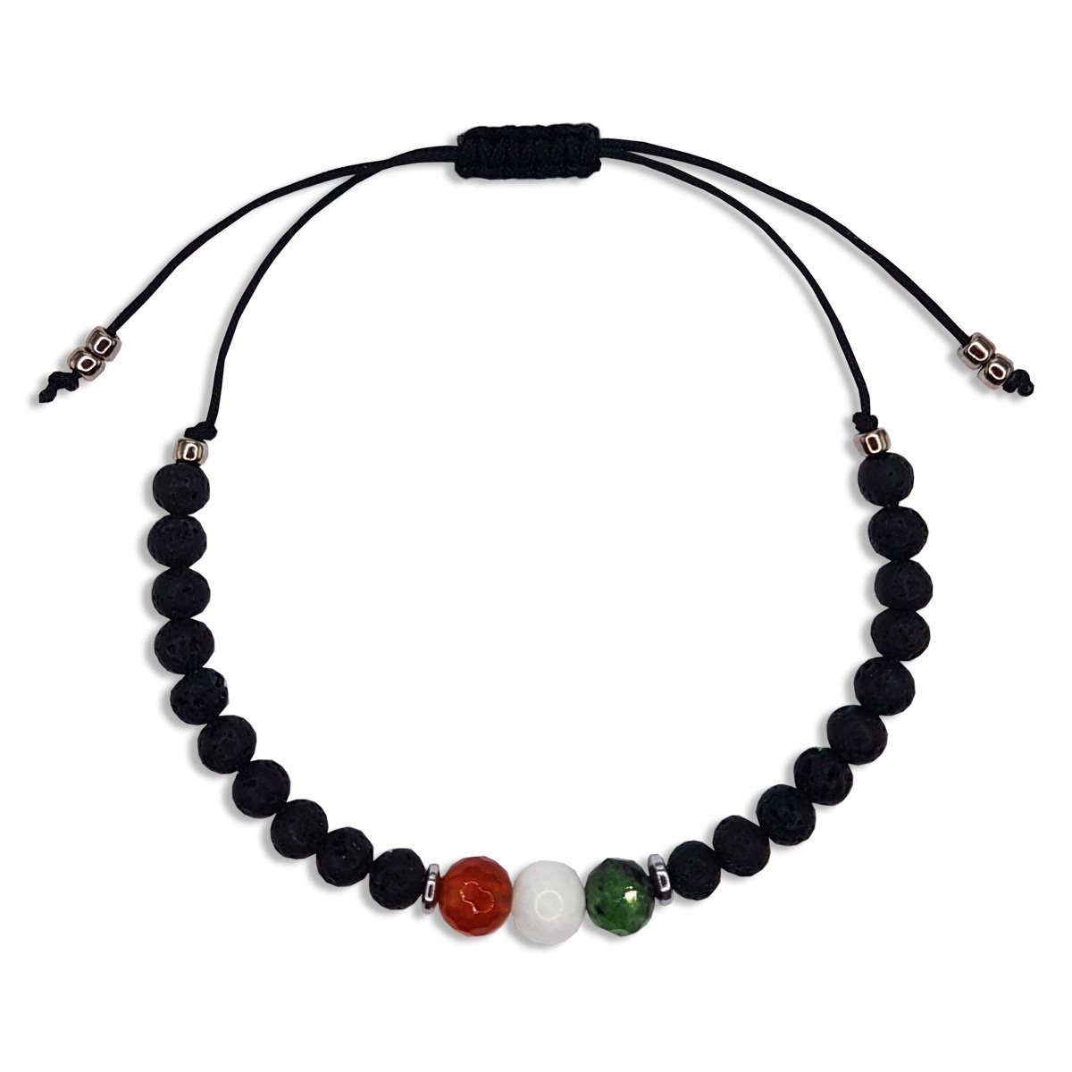 Męska bransoletka ZNAK ZODIAKU RAK - naturalne kamienie - super na prezent