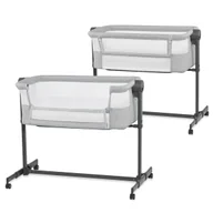 Łóżeczka i kojce - Kinderkraft Łózeczko dostawne Neste Up² full light grey - miniaturka - grafika 1