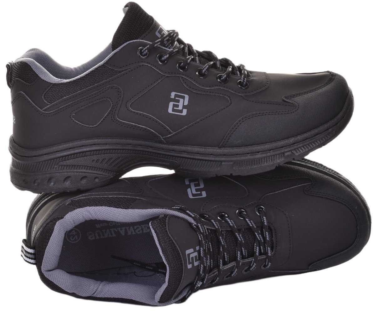 BUTY TREKKINGOWE MĘSKIE KLASYCZNE WYGODNE DO PRACY SOLIDNE SZNUROWANE