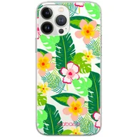 Etui i futerały do telefonów - Etui Babaco dedykowane do Iphone 5/5S/SE, wzór: Kwiaty 019 Etui częściowo przeźroczyste, oryginalne i oficjalnie licencjonowane - miniaturka - grafika 1