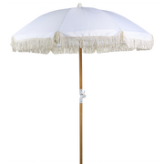Parasole ogrodowe - Parasol ogrodowy ⌀ 150 cm biały MONDELLO - miniaturka - grafika 1