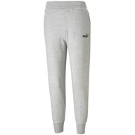 Spodnie damskie - Spodnie damskie Puma ESS Sweatpants TR szare 586842 04-L - miniaturka - grafika 1
