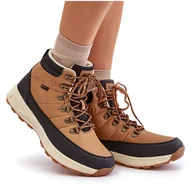 Buty trekkingowe męskie - Buty Trekkingowe Męskie Ocieplane Lee Cooper LCJ-24-03-3035M Camel 43 - miniaturka - grafika 1