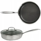 Patelnie - PATELNIA POWŁOKA NON STICK - STRUKTURA PLASTRA MIODU HEXAGONAL HYBRID 20CM - miniaturka - grafika 1