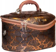 Kosmetyczki, organizery i kuferki - Kuferek kosmetyczny kosmetyczka duża organizer INTER-VION seria TRAVEL - miniaturka - grafika 1