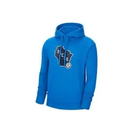 Bluzy sportowe męskie - Bluza sportowa męska Nike Nba Milwaukee Bucks City Edition Logo - miniaturka - grafika 1