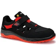 Obuwie robocze - ELTEN Buty ochronne Lonny Red Easy ESD S1P, uniseks, czarne, rozmiar 48, czarny, 48 EU - miniaturka - grafika 1
