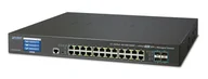 Switche - PLANET L2+/L4 24-Port 10/100/1000T Zarządzany L3 Gigabit Ethernet - miniaturka - grafika 1