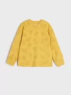 Swetry dla chłopców - Sinsay - Bluza - żółty - miniaturka - grafika 1