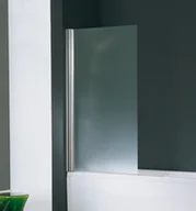 Parawany nawannowe - Novellini Aurora 1 Parawan jednoczęściowy wahadłowy 75x150 cm profile białe szkło przezroczyste AURORAN175-1A - miniaturka - grafika 1