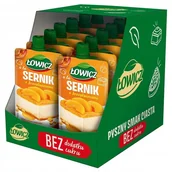 Koncentraty warzywne, przeciery - Łowicz Deser ryżowo-owocowy a'la sernik z brzoskwiniami 100 g x 12 sztuk - miniaturka - grafika 1