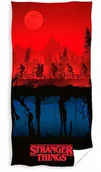 Okrycia kąpielowe dla dzieci - Szybkoschnący ręcznik plażowy dla dzieci 70x140 cm STRANGER THINGS - miniaturka - grafika 1