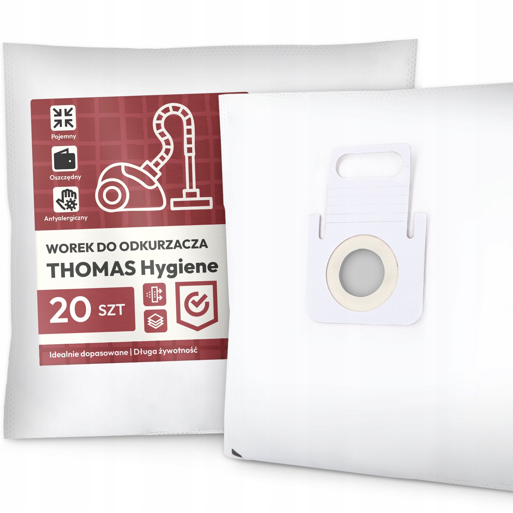 20x Worek do Odkurzacza Thomas Hygiene Syntetyczny Torba Worki Filtracyj G9