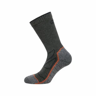 Długie skarpety Jack Wolfskin VOJO SOCK CL C Dark Grey - 35-37 - Skarpetki męskie - miniaturka - grafika 1