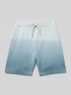 Spodnie i spodenki dla chłopców - Szorty z dzianiny dresowej o kroju regular fit z wpuszczanymi kieszeniami model ‘HAKKI’ - miniaturka - grafika 1