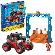 Klocki - Mega Hot Wheels Klocki Monster Truck Bone Shaker Kaskaderska Sztuczka - miniaturka - grafika 1