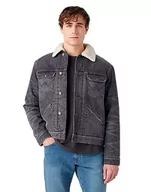 Kurtki męskie - Wrangler Męska kurtka jeansowa, TROUBLE MAKER, XL - miniaturka - grafika 1