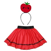Stroje karnawałowe - ZESTAW POMIDOR CZERWONY L 3el - miniaturka - grafika 1