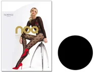 Rajstopy - Rajstopy Jak Kabaretki W Serduszka 1-2 Nero - miniaturka - grafika 1