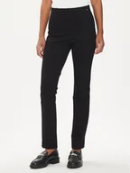 Spodnie damskie - Tommy Hilfiger Spodnie materiałowe Elevated WW0WW39721 Czarny Slim Fit - miniaturka - grafika 1