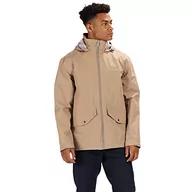 Kurtki męskie - Regatta męska kurtka Hartigan wodoodporna i wyściełana z kapturem na zewnątrz Dark Camel S - miniaturka - grafika 1