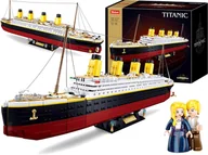 Klocki - SLUBAN Klocki Konstrukcyjne Statek TITANIC duży Łódź Skala 1:350 2401 el - miniaturka - grafika 1