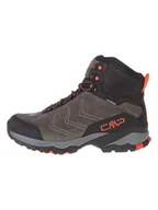 Buty trekkingowe męskie - CMP Skórzane buty trekkingowe "Melnick Mid" w kolorze antracytowo-szarym - miniaturka - grafika 1