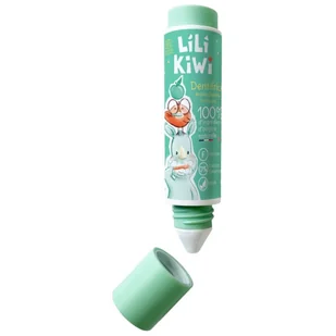 Lilikiwi, pasta do zębów dla dzieci, z fluorem, zielone jabłko, od 3 lat, 30 ml - Pasty do zębów - miniaturka - grafika 1