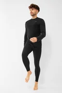 Pozostała odzież narciarska - Komplet bielizny termoaktywnej męskiej z wełny merino i bambusa Viking Novena Man Set 0900 czarny XXXL - miniaturka - grafika 1