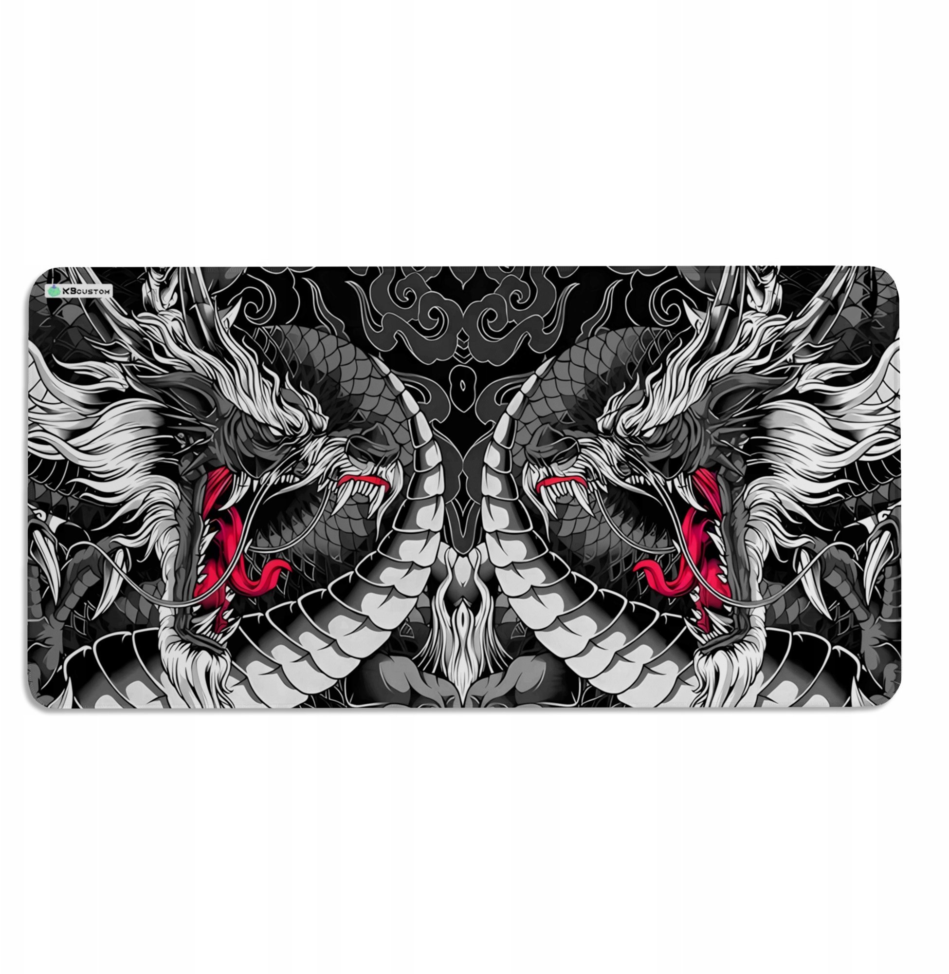 Podkładka KBcustom DUŻA PODKŁADKA MATA POD MYSZKĘ MYSZ 120x60cm XXXL KBcustom Biurko Dragon 64