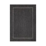 Dywany zewnętrzne - Dywan zewnętrzny Relax ramka czarny 60 cm x 110 cm - miniaturka - grafika 1