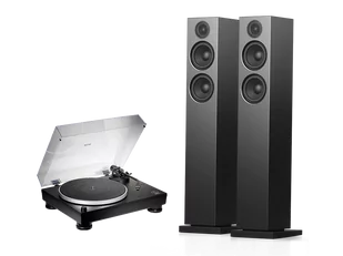 Audio-Technica AT-LP5X (czarny) + A38 (czarny) - Zestawy stereo - miniaturka - grafika 1