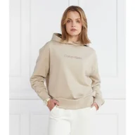 Bluzy damskie - Calvin Klein Bluza HERO LOGO | Regular Fit - miniaturka - grafika 1
